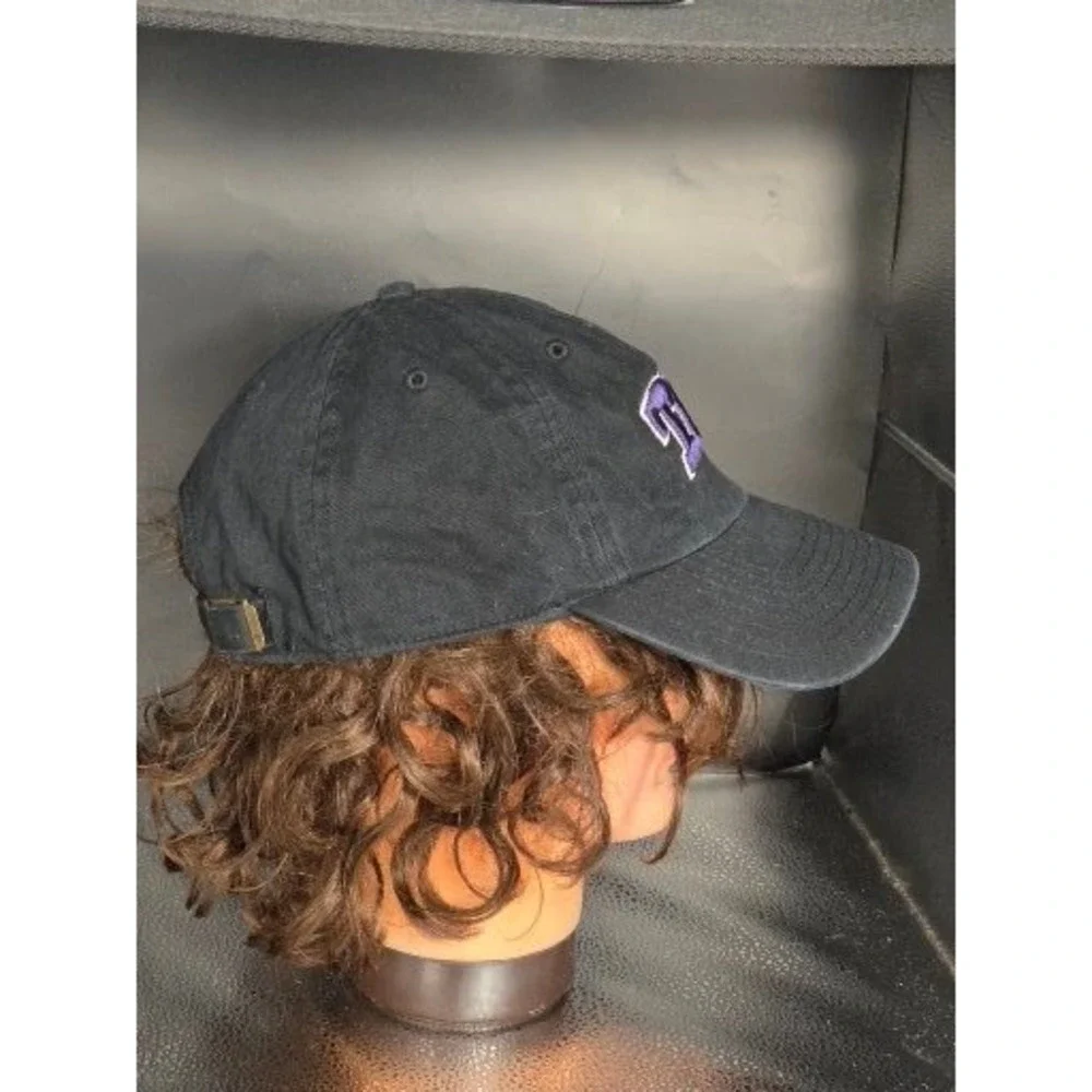 TCU Horned Frogs 47 Brand Dad Hat Mens Black Adjustable Strapback Baseball Cap